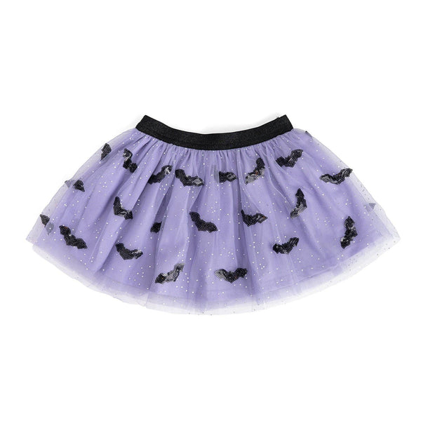 Sequin Bat Halloween Tutu Skirt