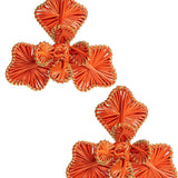 Kaia Raffia Flower Earring
