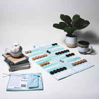 Seafoam Outdoor/Travel Backgammon Set