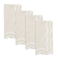 Scalloped Edge Cloth Napkin