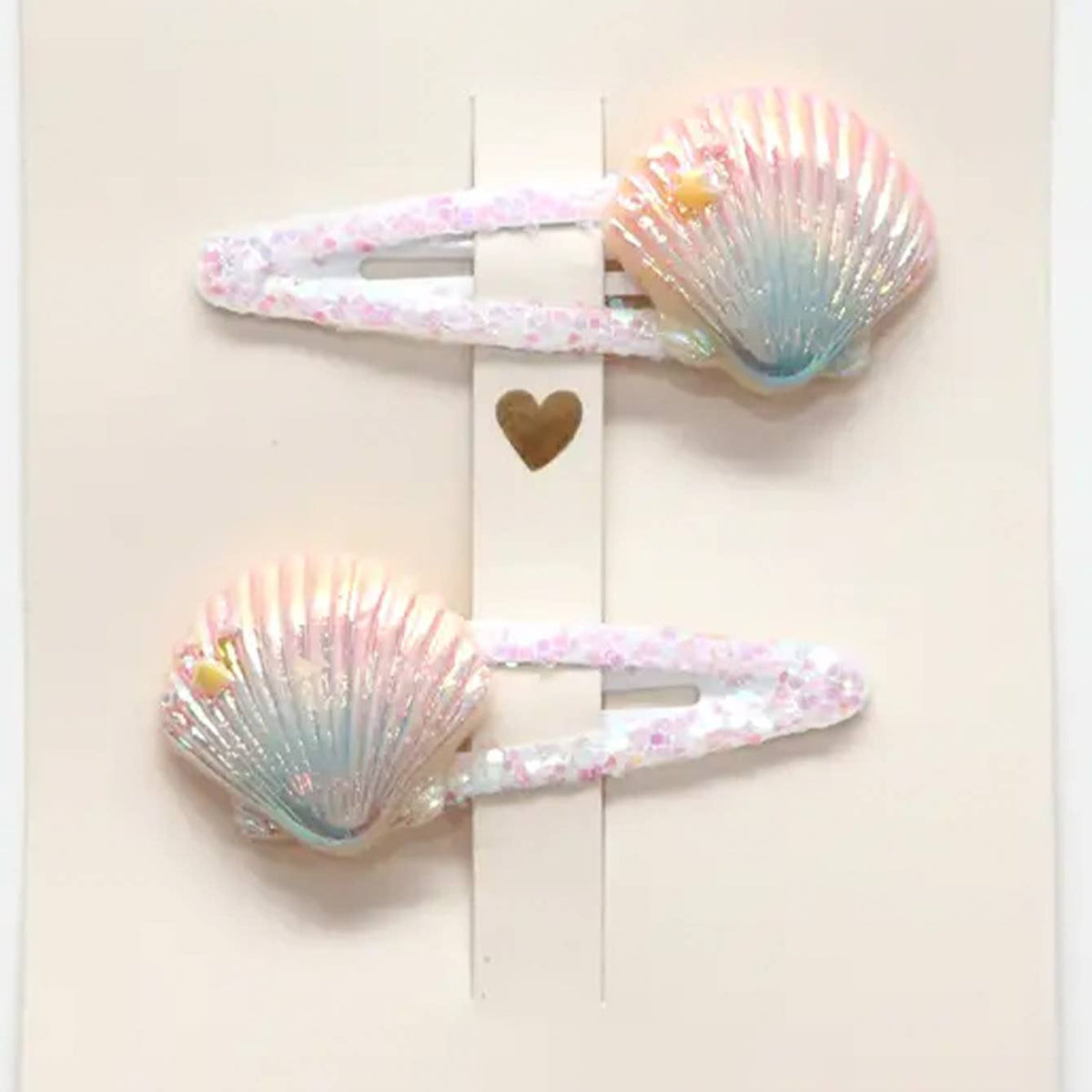 Premium Hair Clips for Kids - SeaShells