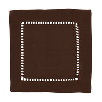 Poly Hemstitched Cocktail Napkin