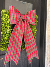 The Yuletide Tartan Bow