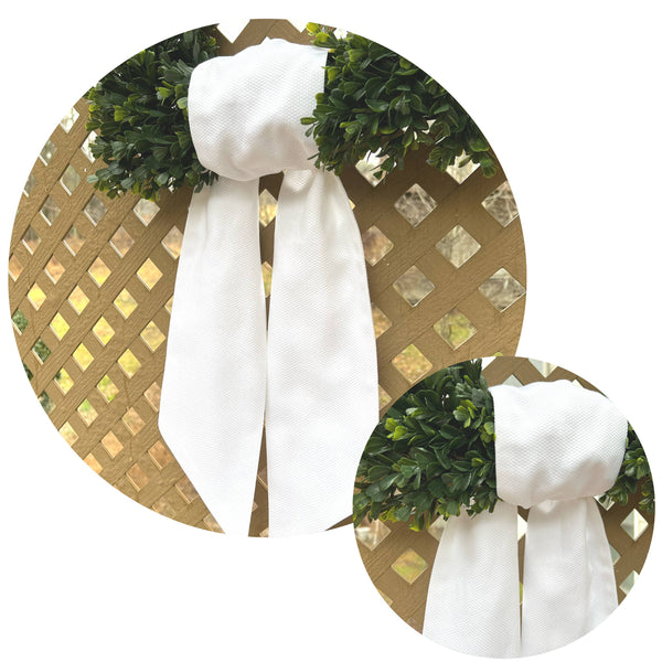 Cotton Wreath Sashes Pastel