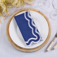 Scalloped Edge Cloth Napkin