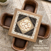 NEW NEOPRENE Saddles & Silk Mahjong Mat | Equestrian