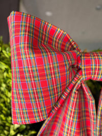 The Yuletide Tartan Bow