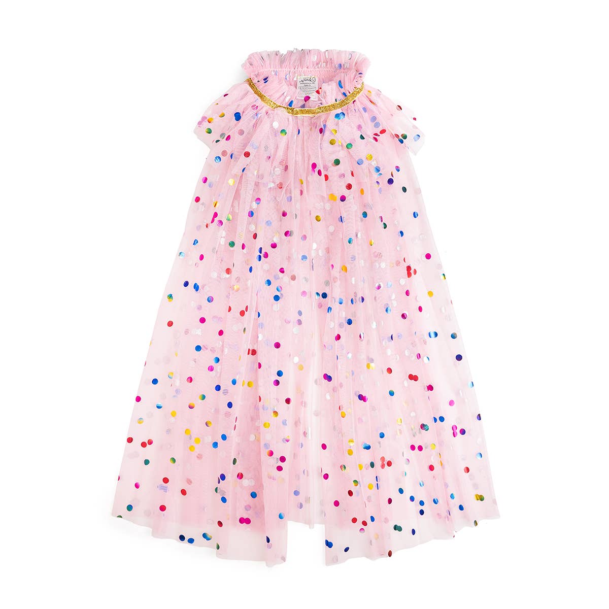 Pink Confetti Cape - Kids Dress Up Cape
