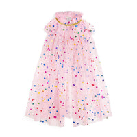 Pink Confetti Cape - Kids Dress Up Cape