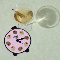 Cocktail Time Linen Cocktail Napkins - Set of 4