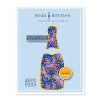 Festive Fireworks Champagne Bottle Wrap