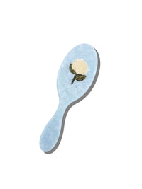 Hand-Painted Hydrangea Amazing Hair Day Brush | Eco-Friendly