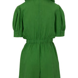 Day Tripper Romper Green by Kate Leigh