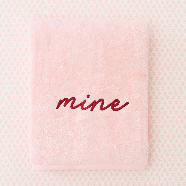 Weezie Basic Bath Sheet Ballet Pink