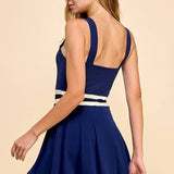 Scoop Neckline Athletic Dress