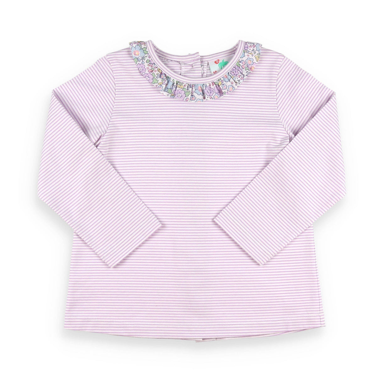Lavender Ruffle Top