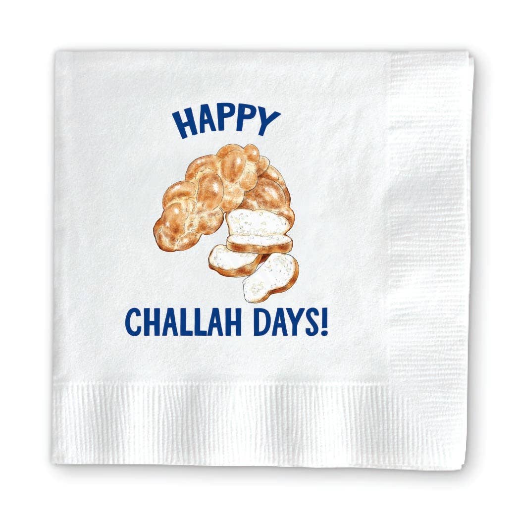 HAPPY CHALLAH DAYS HOLIDAY COCKTAIL NAPKINS
