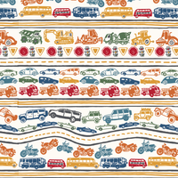 Cars & Trucks Zip Baby Onesie