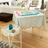 Blossom Mahjong & Game Tablecloth Mid Blue