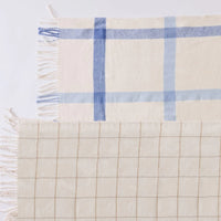 Throw Blanket Blue Plaid Weezie