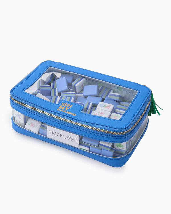 Blue Tile Storage Bag Mahj
