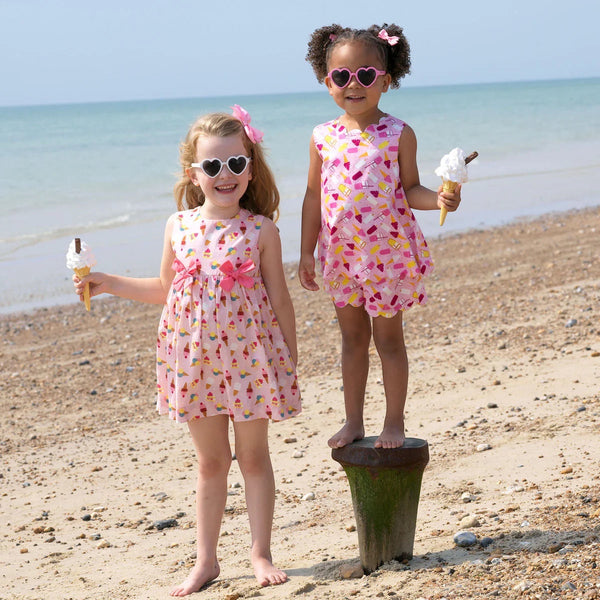 Ice Cream Scalloped Short Set