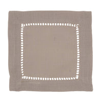Poly Hemstitched Cocktail Napkin