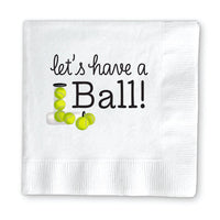 TENNIS COCKTAIL NAPKINS - Classic Charm