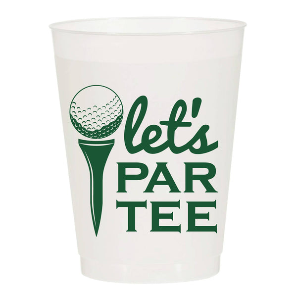 Let's ParTee Golf Frosted Cups