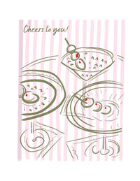 CHEERS TO YOU - Note Card