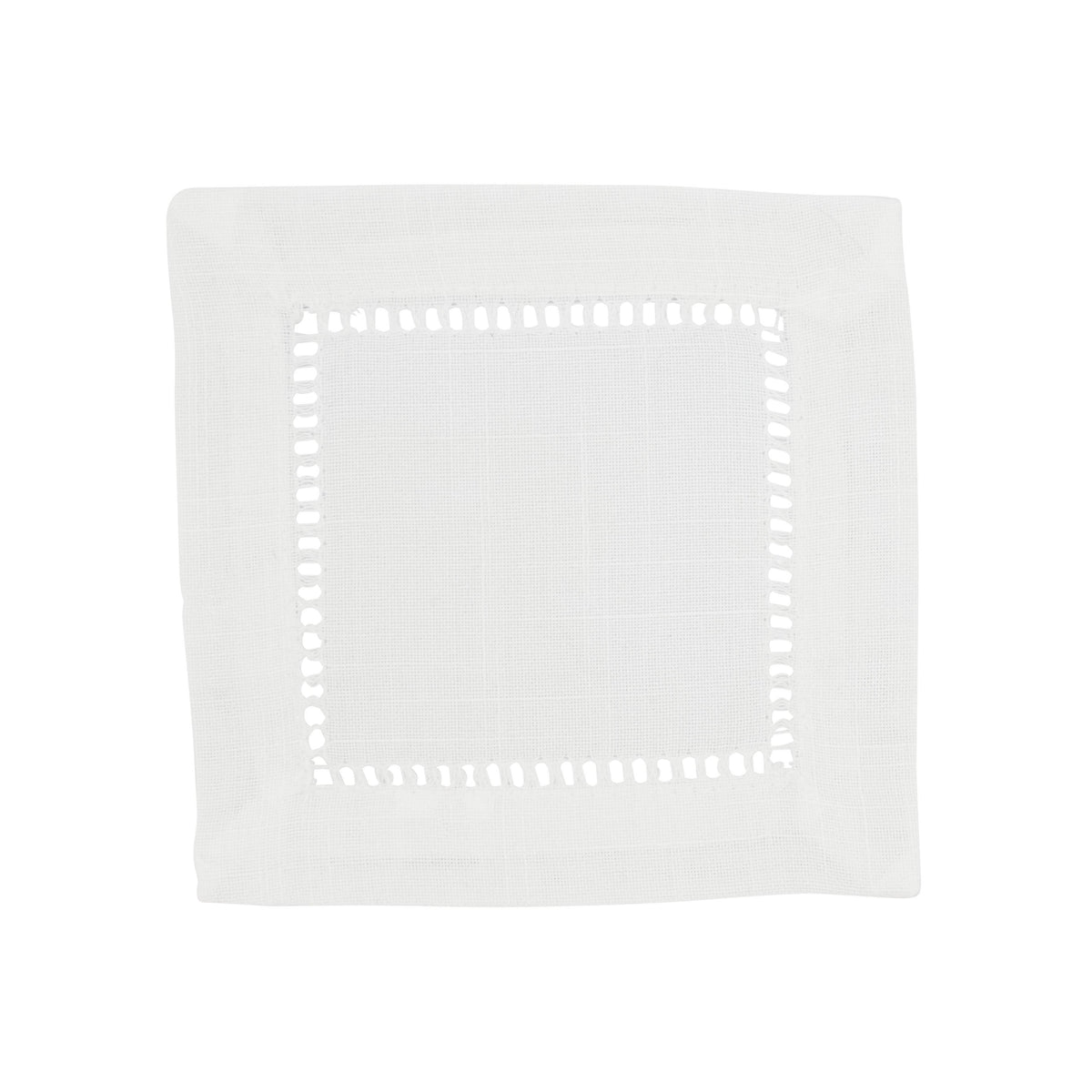 Poly Hemstitched Cocktail Napkin