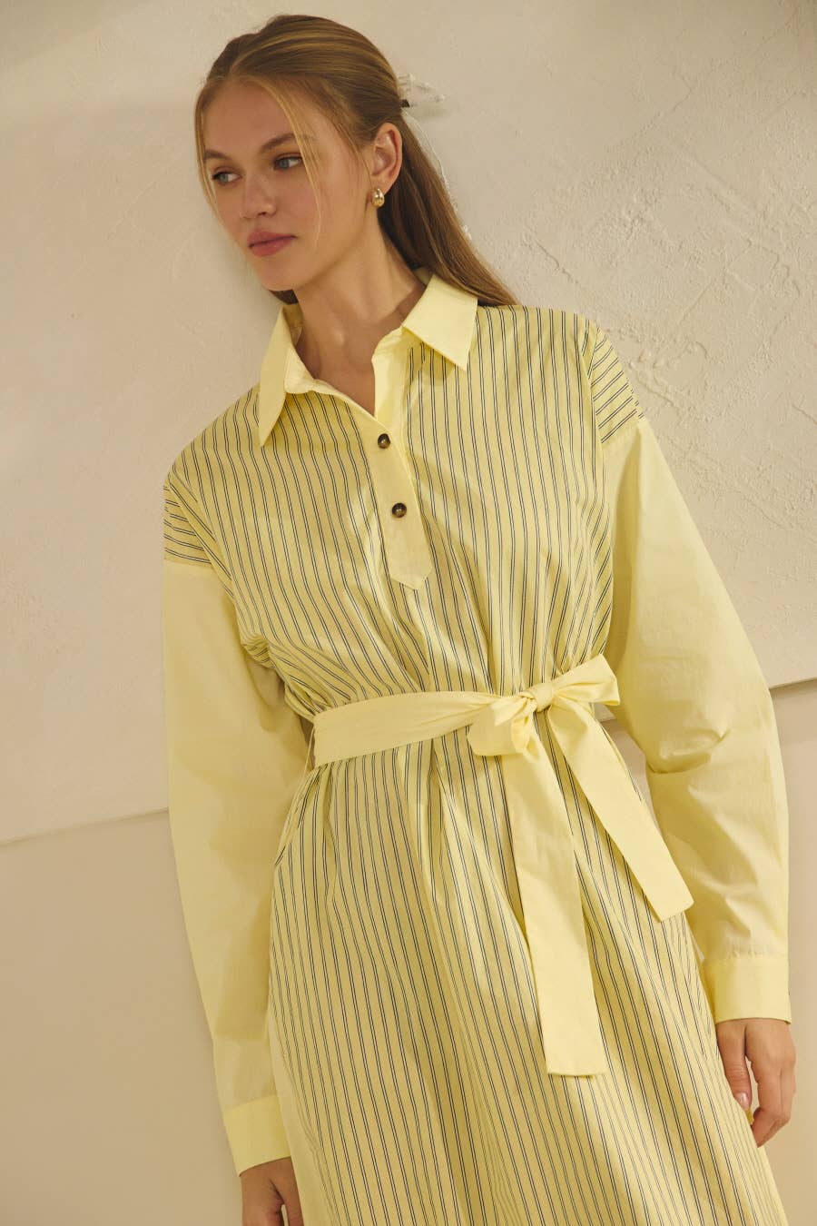 Long-sleeve Shirt Dress