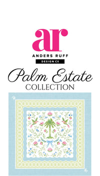 🌴 Palm Garden Party Mahjong Mat – Palm Estate Collection