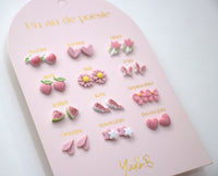 Stainless Steel Earrings - A Year of Pink Poetry