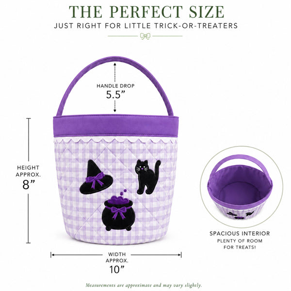 Witching Hour Trick-Or-Treat Boo Basket Tote