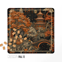 Fall, Halloween, Thanksgiving, Mahjong Mat, Neoprene