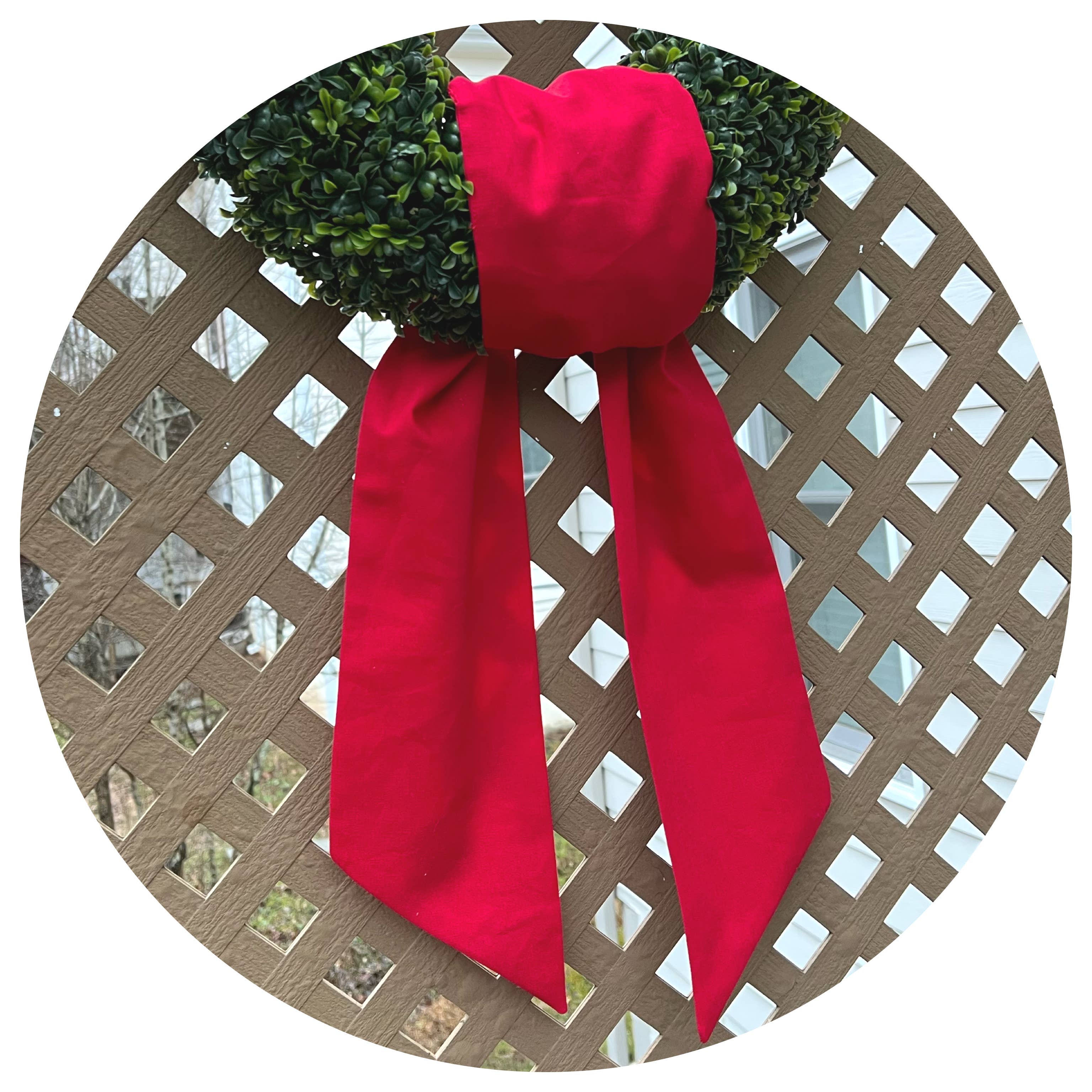 Wreath Sash in Linen Blend