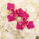 Kaia Raffia Flower Earring