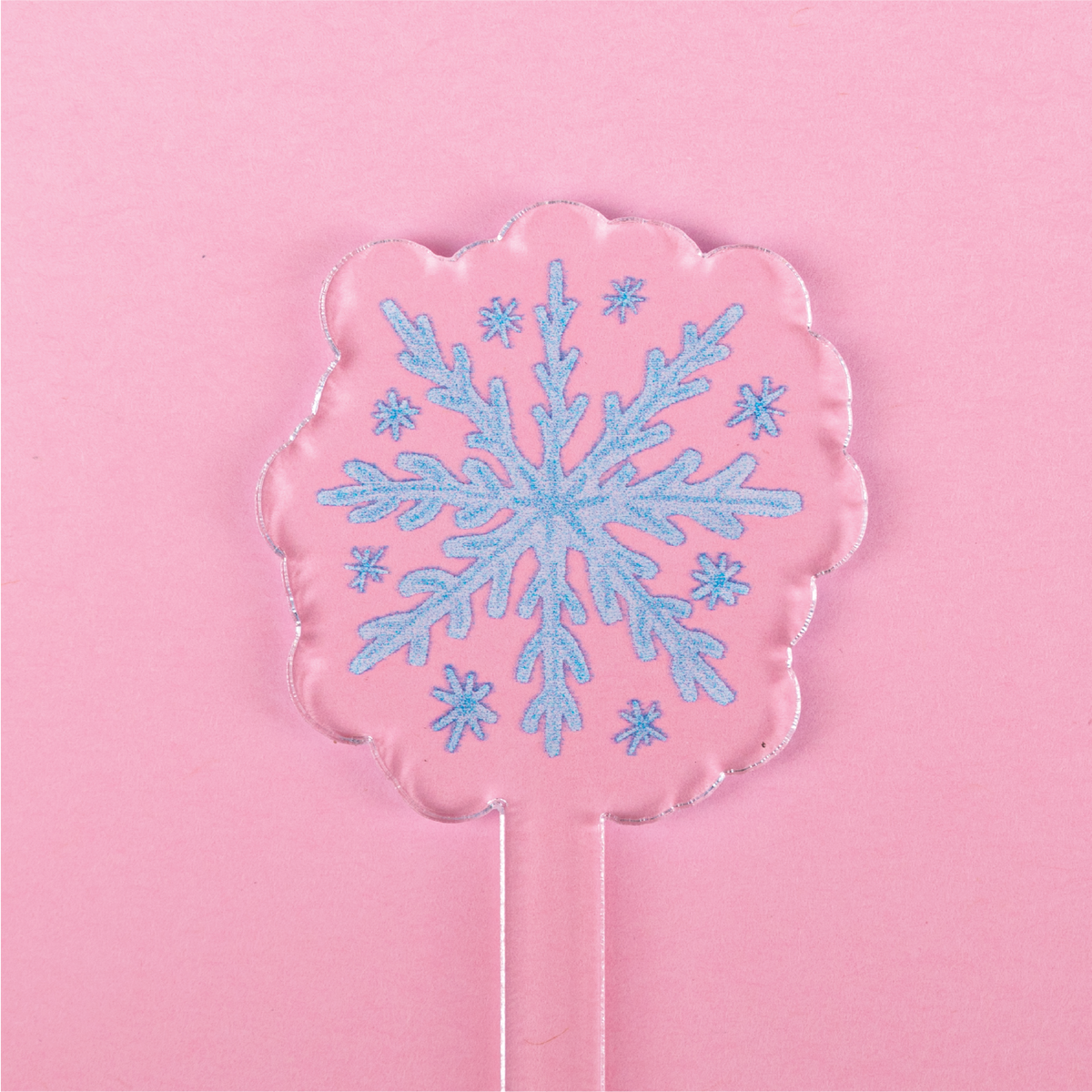 Snowflake Acrylic Stir Stick