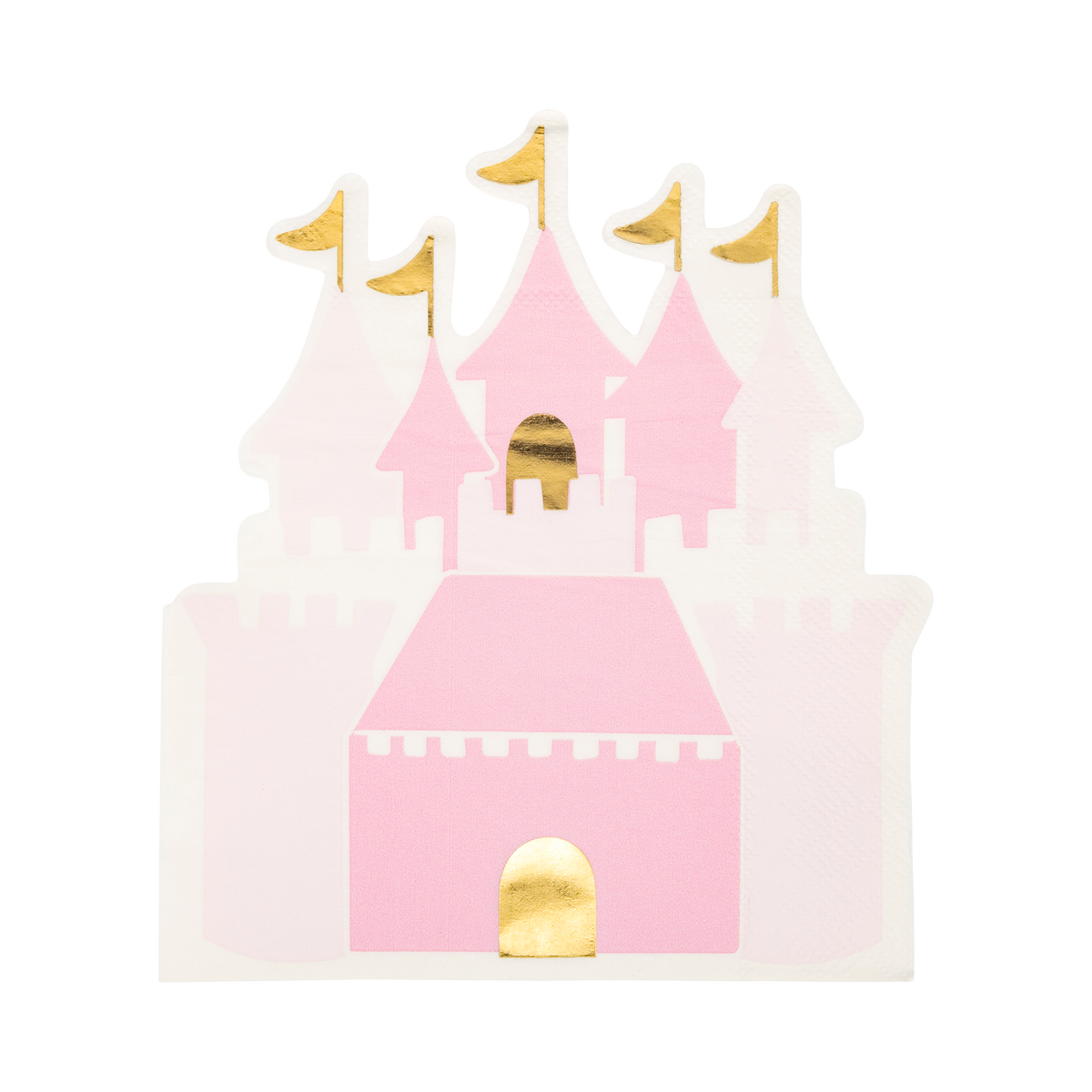 PLPRC37 - Princess Castle Shaped Guest Napkin