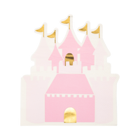 PLPRC37 - Princess Castle Shaped Guest Napkin