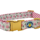 Hydrangea Dog Collar - Pink