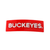Ohio State Scarlet Buckeyes Rectangle Barrette Clip