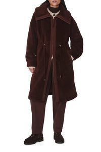 Bennet Long Faux Shearling Coat