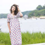 Coastal Maxi Caftan Dress