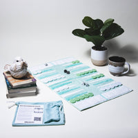 Seafoam Outdoor/Travel Backgammon Set