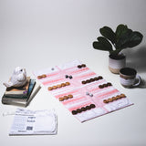 Pink Outdoor/Travel Backgammon Set