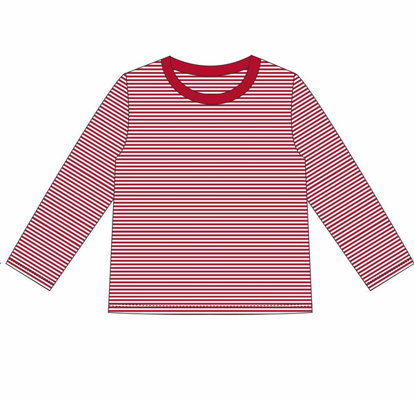 Knit Stripe Long Sleeve Shirt - BOLD Colors