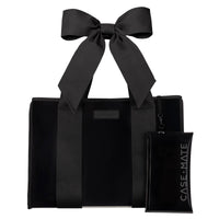 Case-Mate Midnight Black Bow Jelly Tote Bag (Classic)