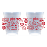 Ohio State Shatterproof Cups - Set of 8